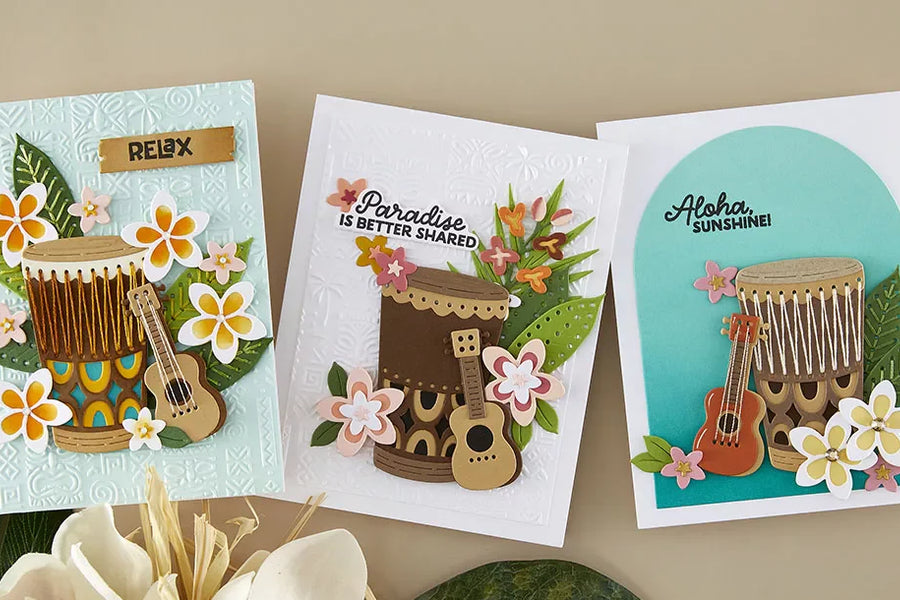 June 2026 Stitching Die of the Month Preview & Tutorials – Luau Beats