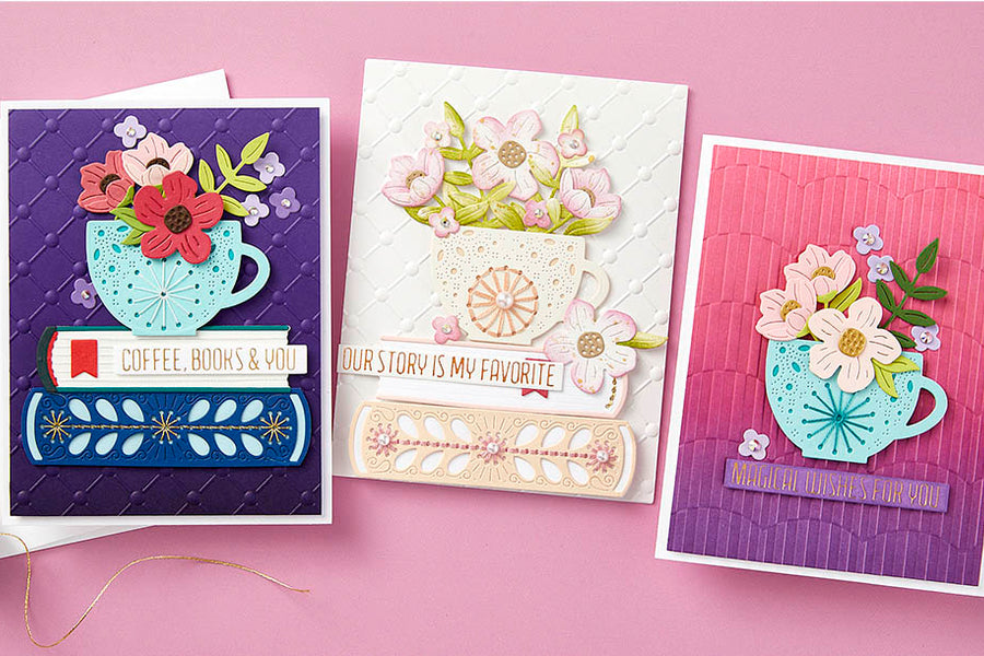 March 2024 Stitching Die of the Month Preview & Tutorials – Stitched Read & Sip