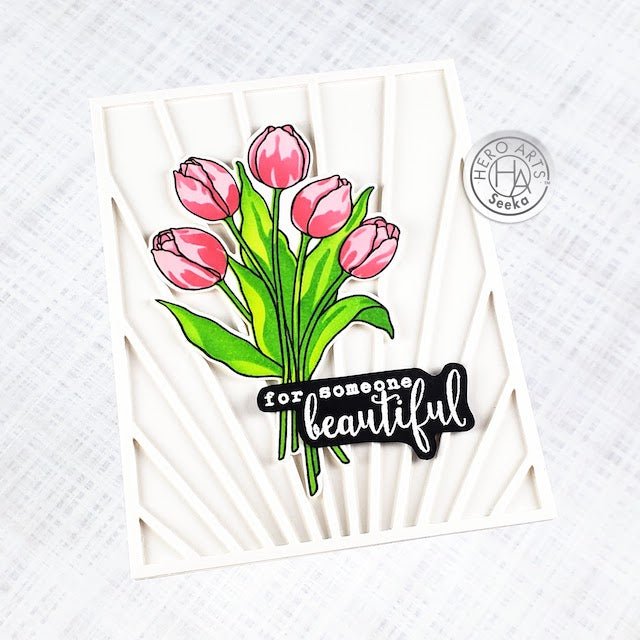 Easy Colored Tulips - Hero Arts