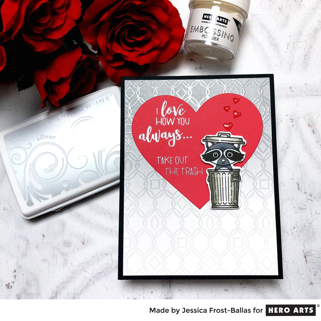 Emboss Resist Ink Blending