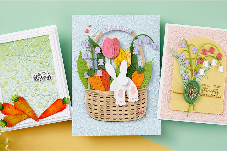 February 2024 Embossing Folder of the Month Preview & Tutorials – Swirling Blooms