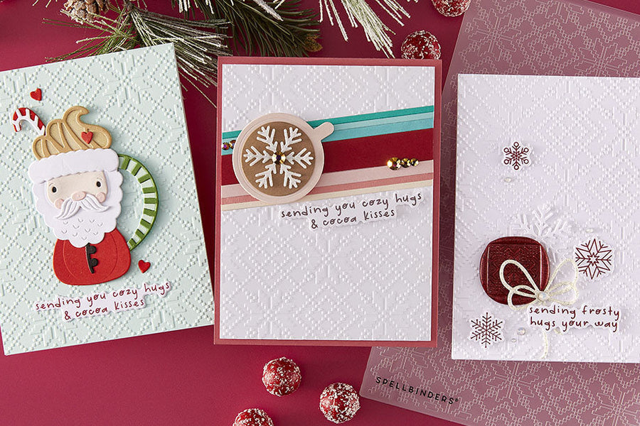 July 2025 Embossing Folder of the Month Preview & Tutorials – Nordic Noel