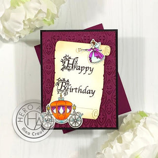 Fairytale Book Alphabet Birthday - Hero Arts