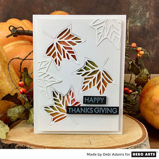 Falling for Die Cut Leaves - Hero Arts