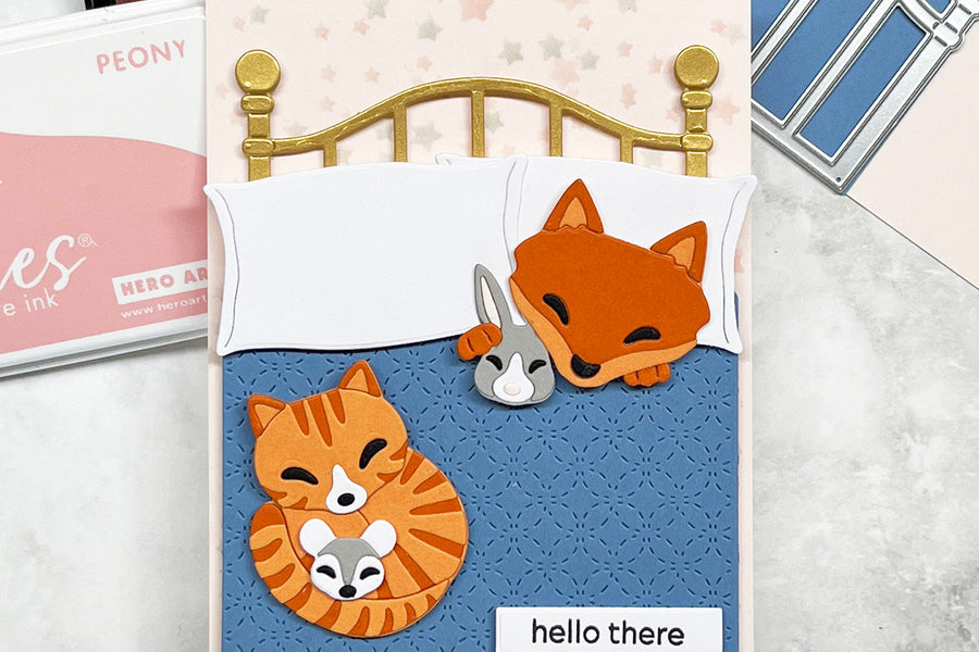 Die Cut a Cozy Scene