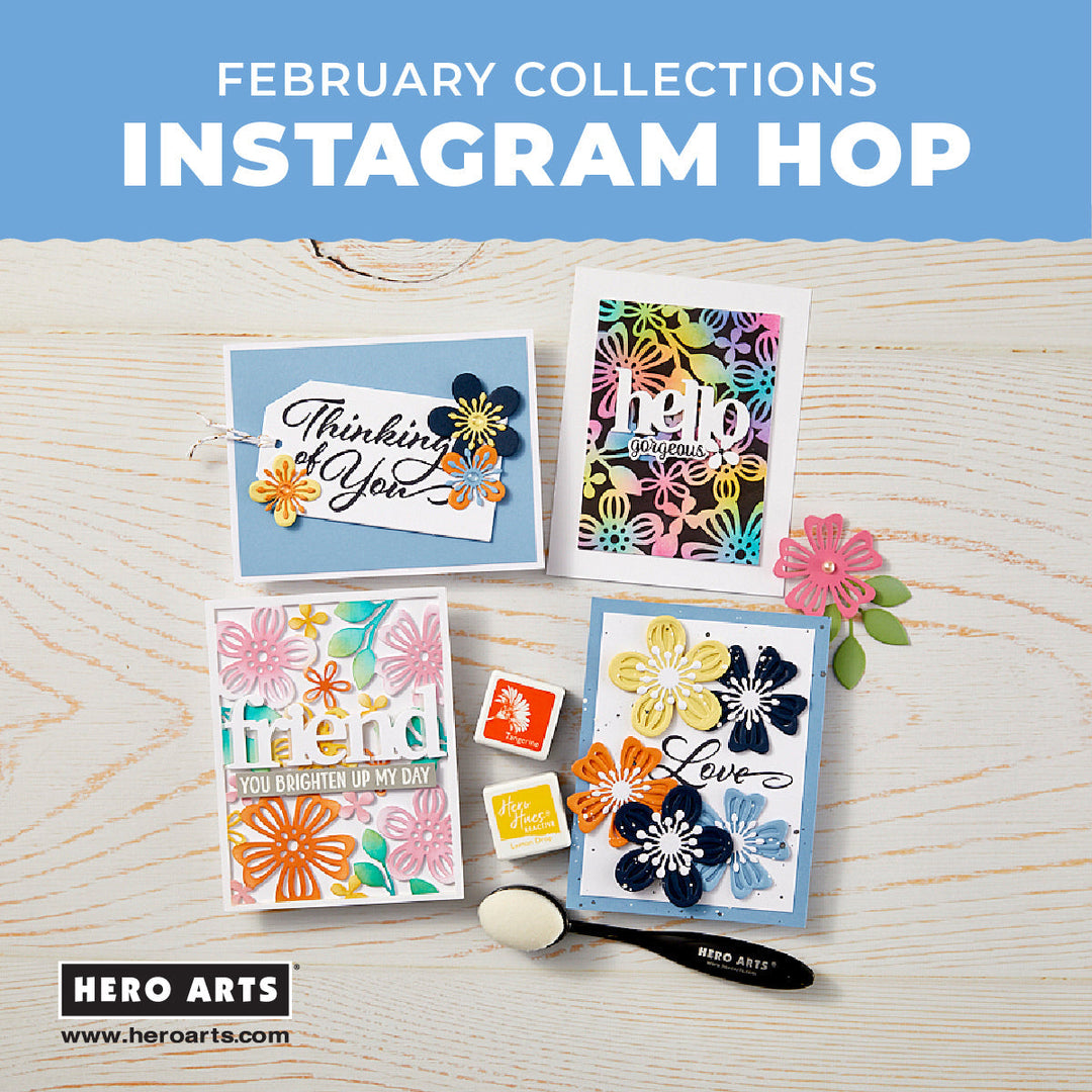 February Hero Creating Die Cuts with Sparkle and Shine – Hero Arts