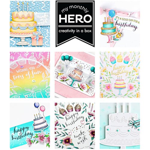 February 2020 My Monthly Hero is Here + Giveaway! - Hero Arts