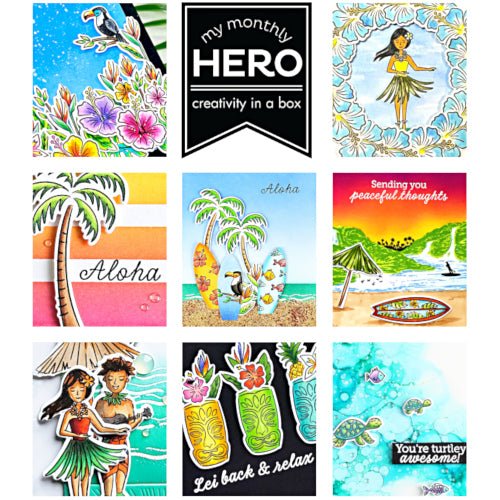 February 2021 My Monthly Hero is Here: Blog Hop + Giveaway! - Hero Arts