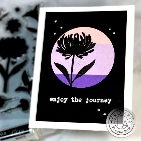 Floral Silhouette Spotlight