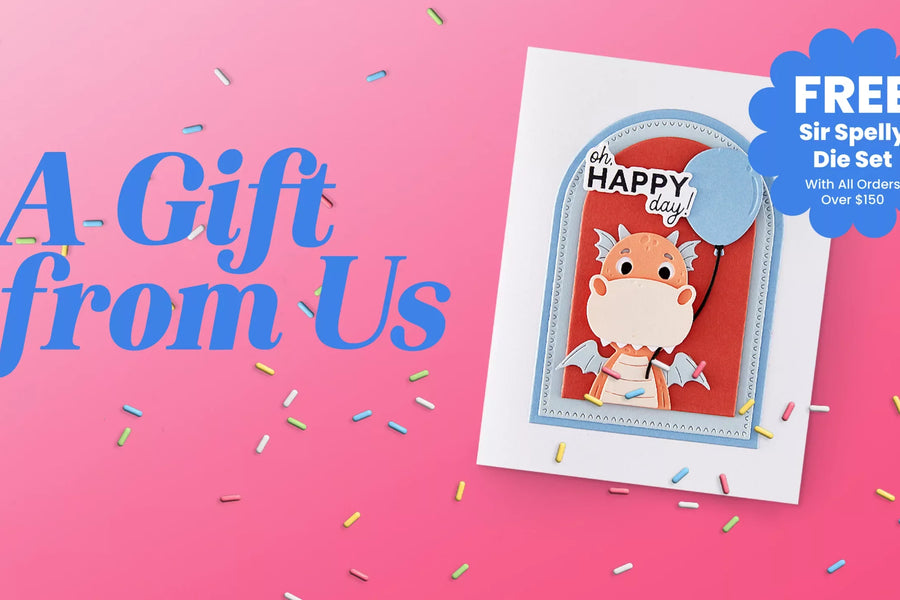Spellbinders Turns 23! Party Time Dragon Inspiration & Exclusive Free Gift with Purchase