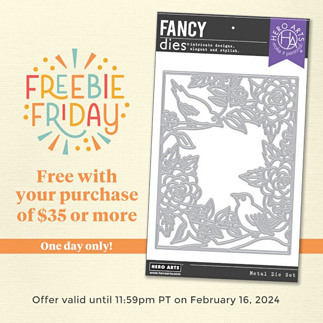 Freebie Friday: Today Only, Get a FREE Cover Plate Die! - Hero Arts