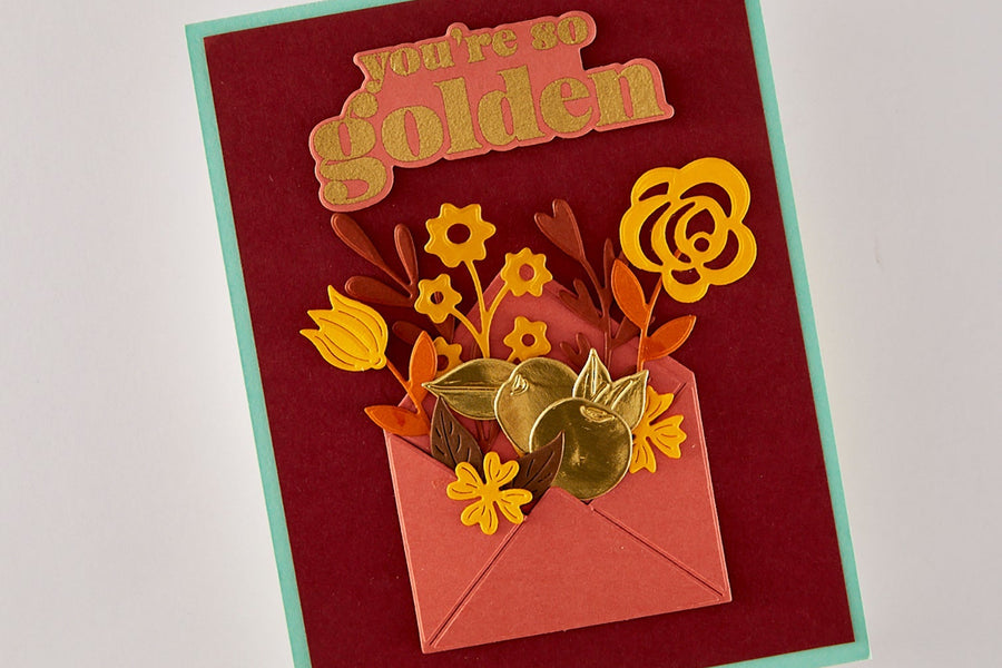Floral Envelope Fall Card