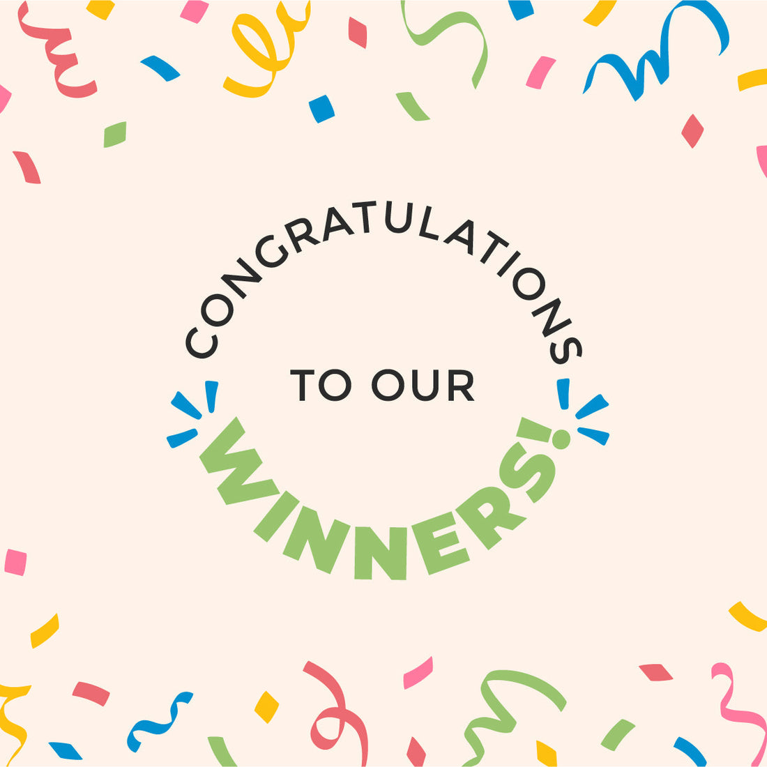 March Collections IG & Video Hop Giveaway Winners!