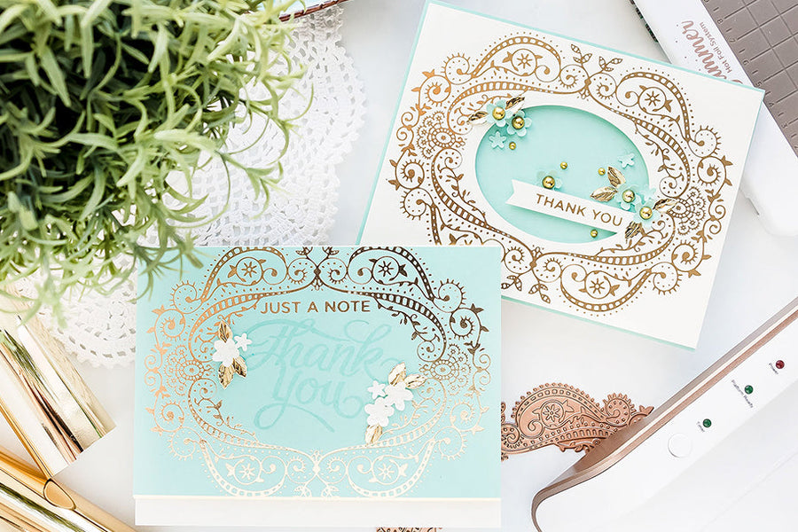 May 2019 Glimmer Hot Foil Kit of the Month is Here – Filigree Frame