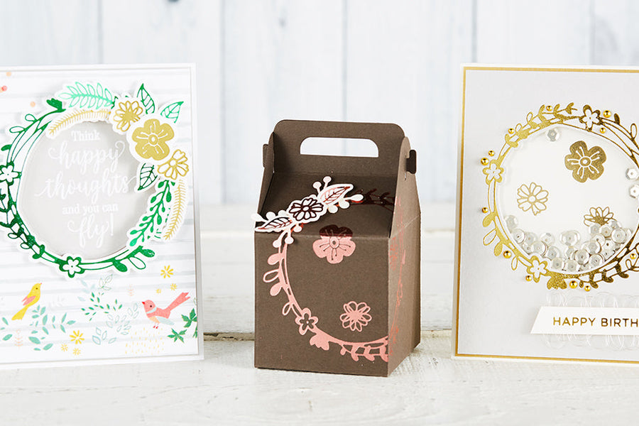 March 2019 Glimmer Hot Foil Kit of the Month is Here – Wreath
