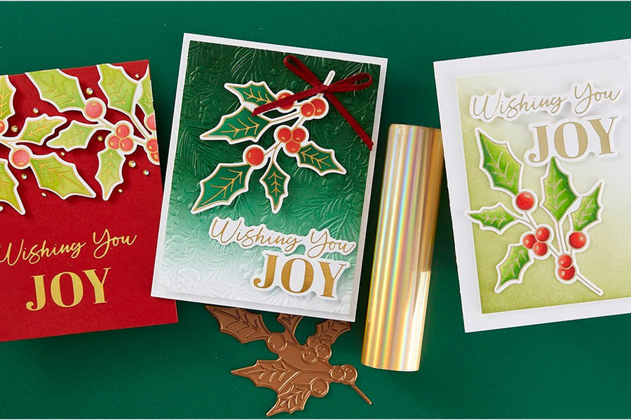 July 2024 Glimmer Hot Foil Kit of the Month Preview & Tutorials – Joyful Holly