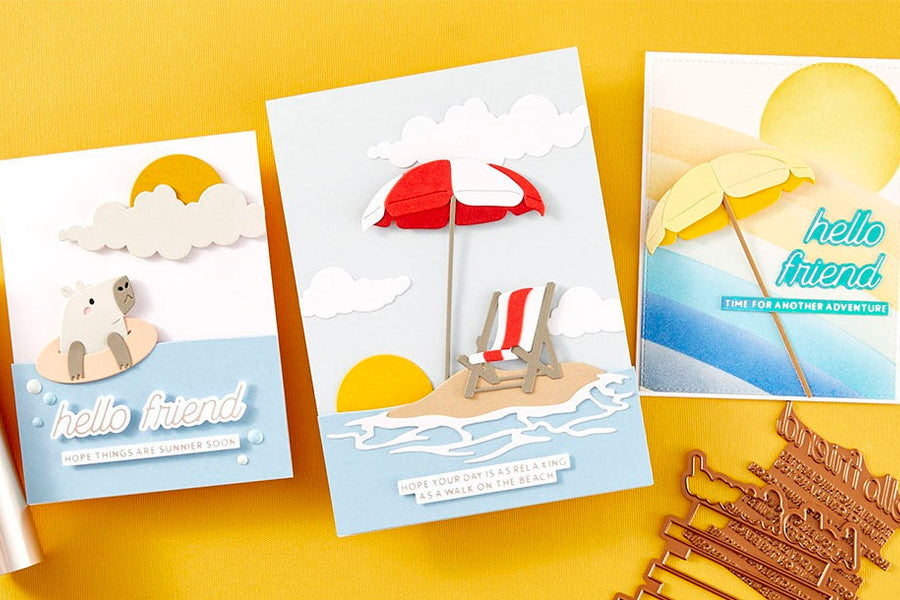 June 2024 Glimmer Hot Foil Kit of the Month Preview & Tutorials – Summertime Sentiments