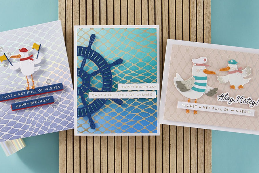 June 2025 Glimmer Hot Foil Kit of the Month Preview &amp; Tutorials – Cast Away