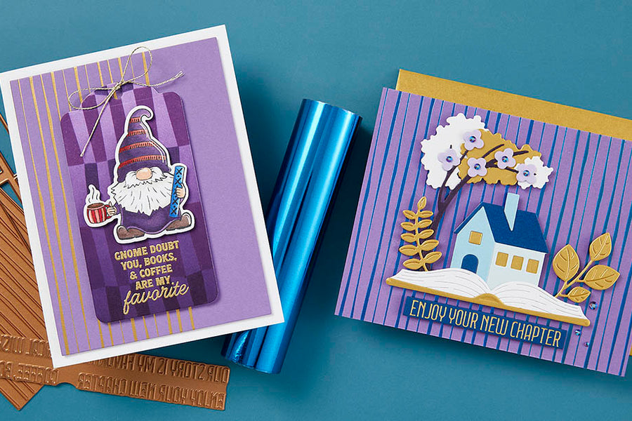 March 2024 Glimmer Hot Foil Kit of the Month Preview & Tutorials – Sketched Lines