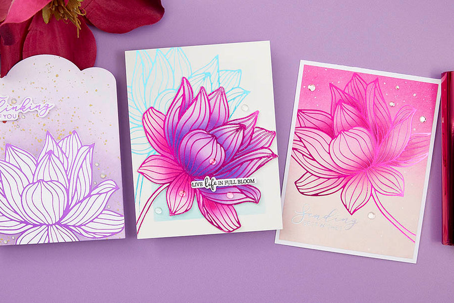 May 2024 Glimmer Hot Foil Kit of the Month Preview & Tutorials – Tropical Bloom