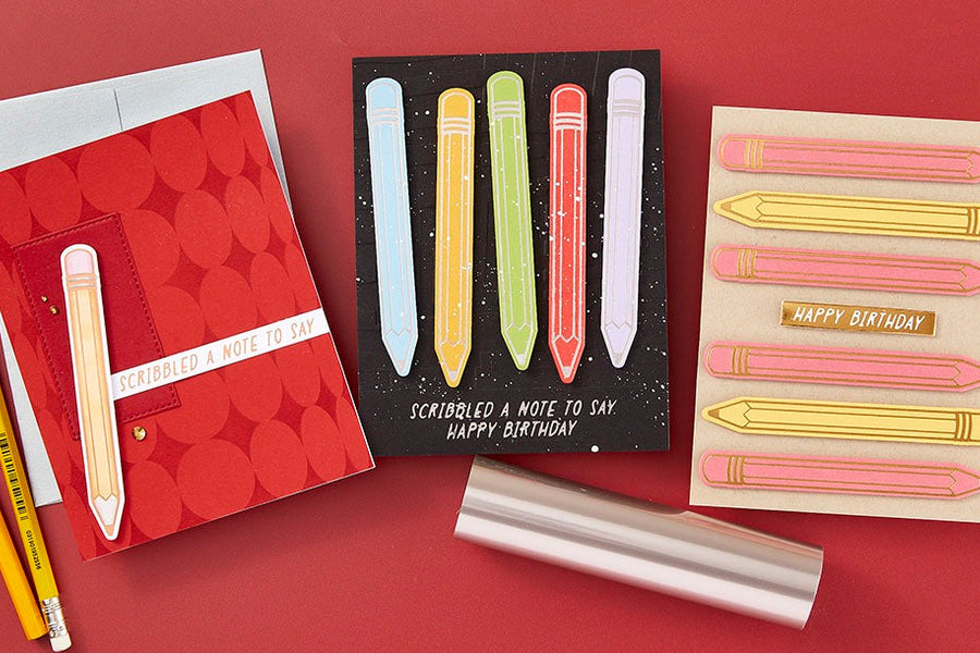 May 2025 Glimmer Hot Foil Kit of the Month Preview & Tutorials – Scribbled A Note