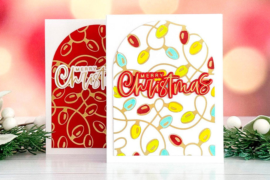 October 2024 Glimmer Hot Foil Kit of the Month Preview & Tutorials – Festive Lights