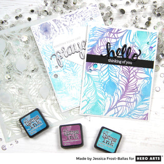 Watercolor “Stamping” with Stencils