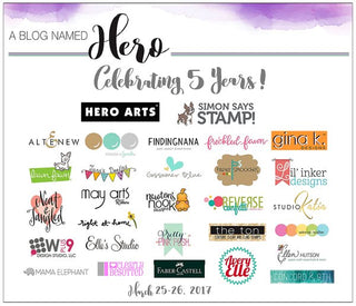 Happy 5th Anniversary A Blog Named Hero! Blog hop! - Hero Arts