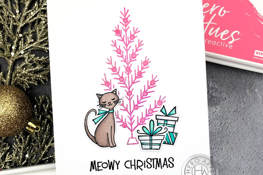 Heat Embossing with Reactive Inks