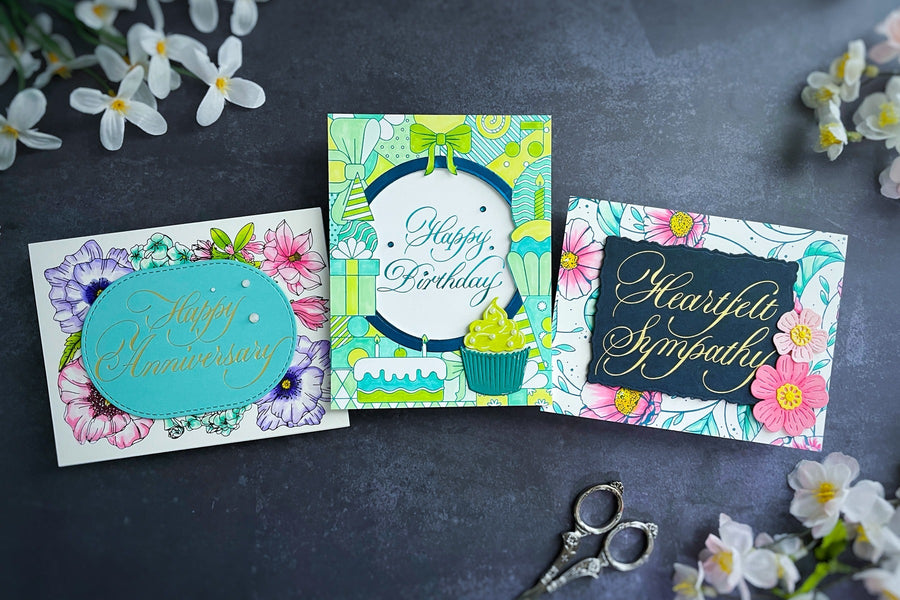 Beyond the Sentiment: Copperplate &amp; BetterPress Backdrops