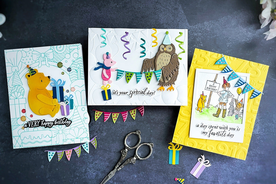 Say Cheese Classic Pooh Birthday Collection Cards