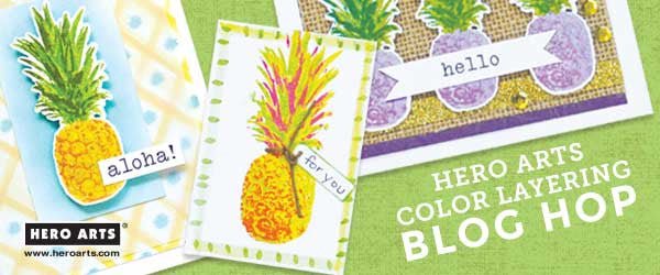 Hero Arts Color Layering Blog Hop + Giveaway! - Hero Arts