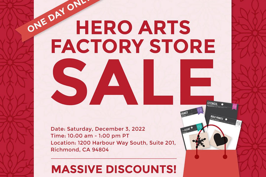 Hero Arts Factory Store Sale – One Day to Save Big!