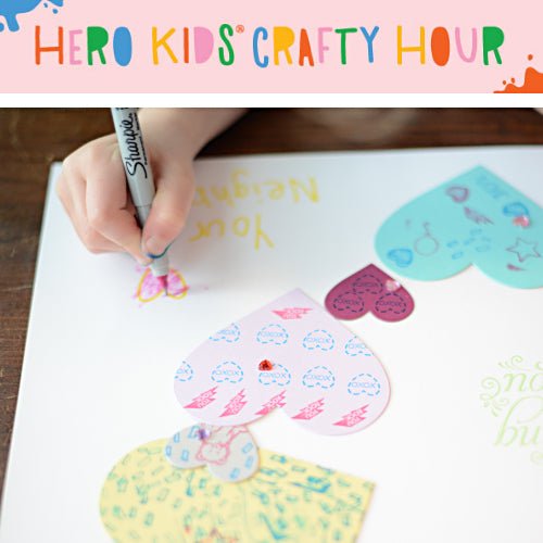 Hero Kids Crafty Hour: Paper Hugs - Hero Arts