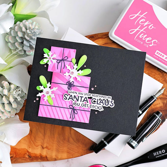 VIDEO: Ink Blending & Stenciling a Modern Christmas Card