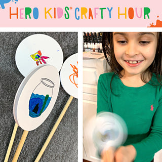 Hero Kids Crafty Hour: Spinning Toys