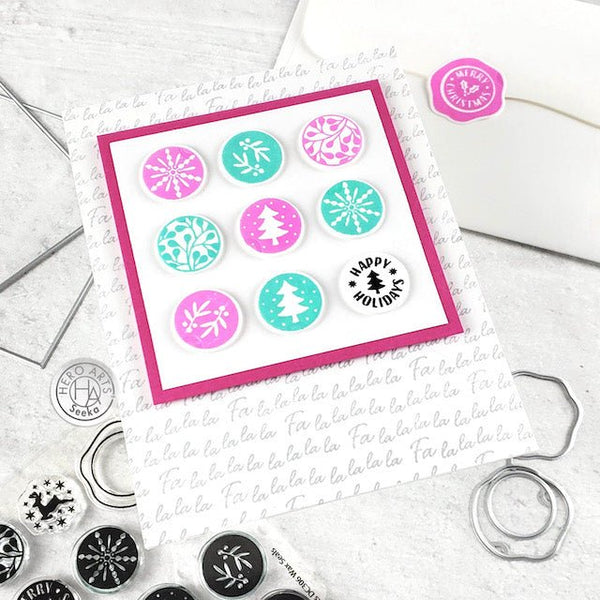 Holiday Faux Wax Seals