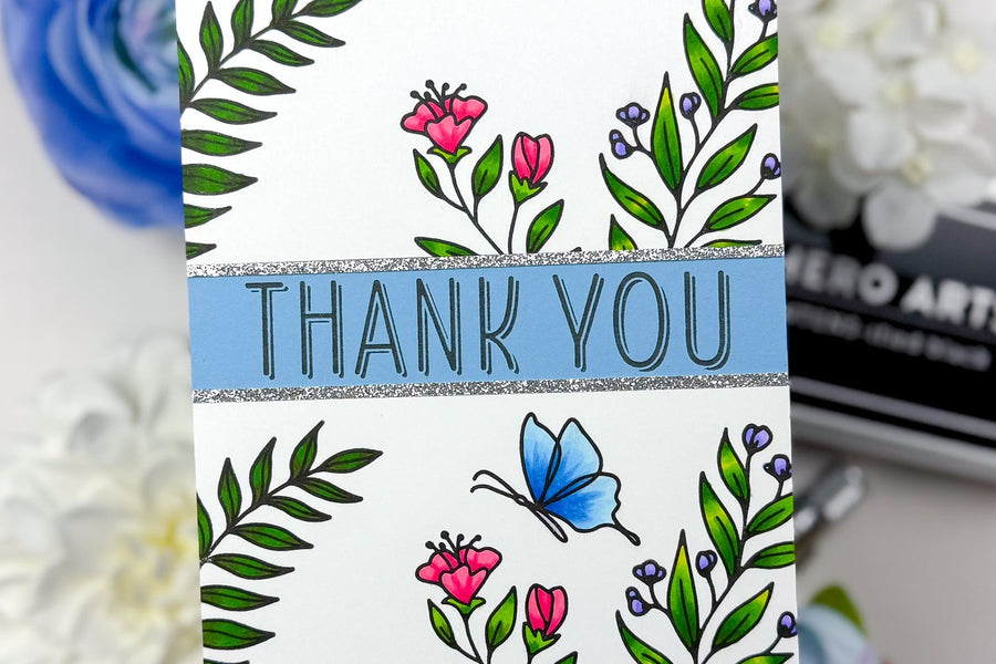 Elegant Thank You Card with Letterpress