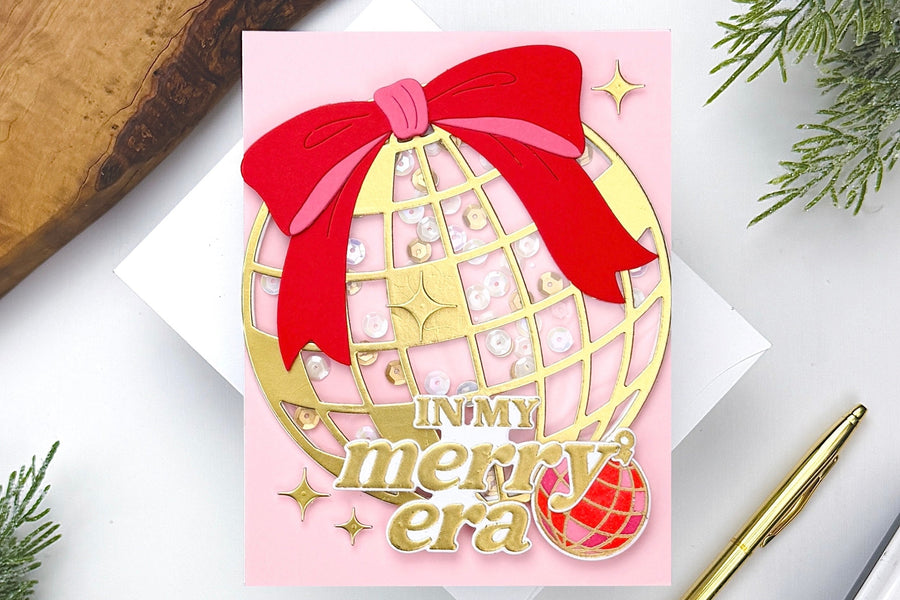 VIDEO: Disco Ball Shaker Card with the October Card Kit