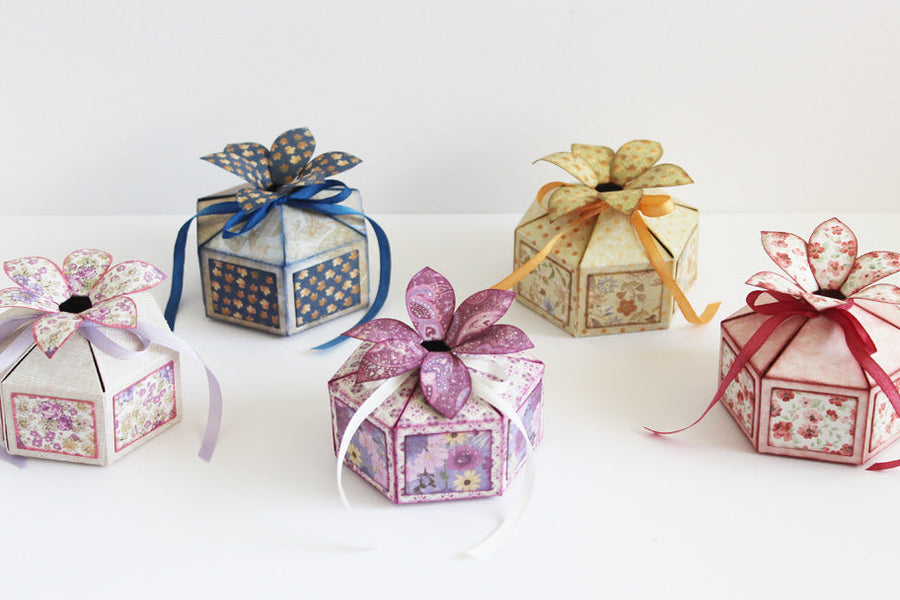 Special Occasion Flower Top Gift Boxes