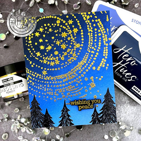 Iridescent Winter Night Sky