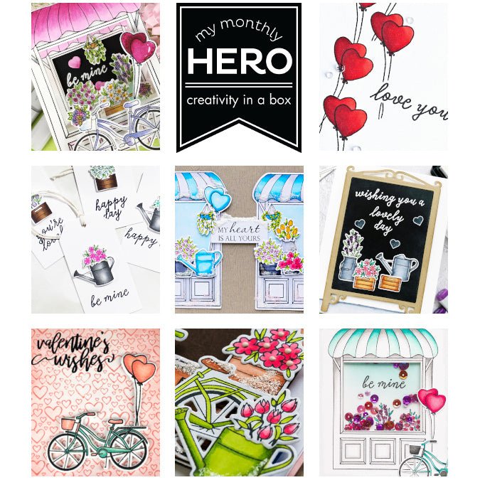 January 2019 My Monthly Hero is Here + GIVEAWAY! - Hero Arts