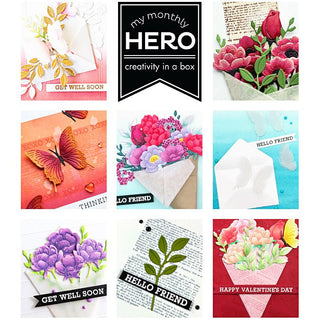 January 2020 My Monthly Hero is Here + Giveaway! - Hero Arts