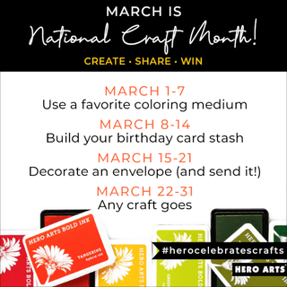 Join Our National Craft Month Challenge! - Hero Arts