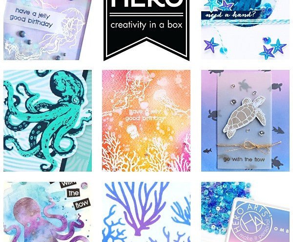 July 2016 My Monthly Hero is Here! + a Giveaway! - Hero Arts