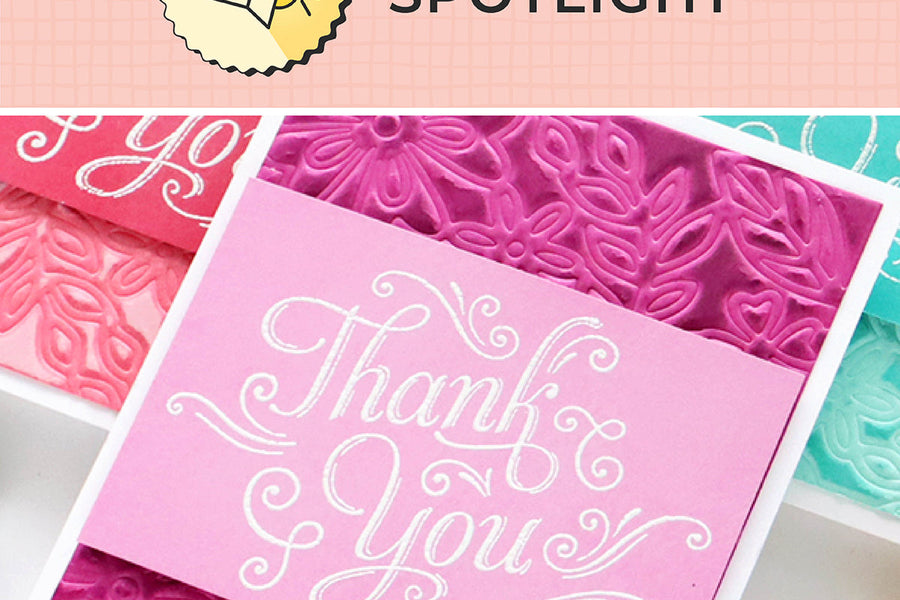 thank you flourishes monochromatic cards
