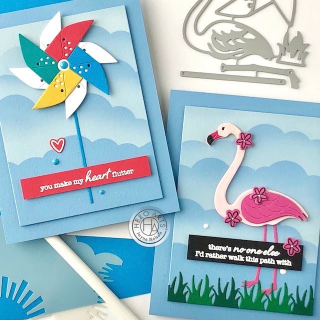 Lawn Ornaments on Cards Not Yards