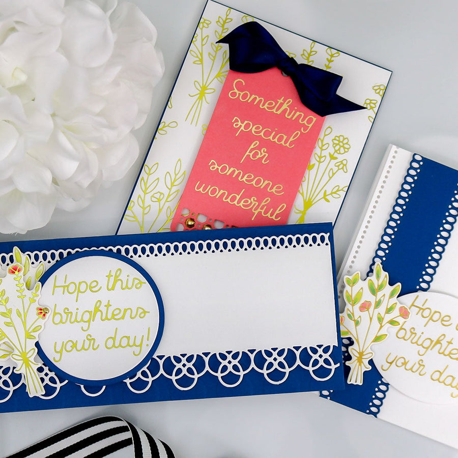 Simple Foiling Ideas with Inspired Basics Collection and Lisa Mensing