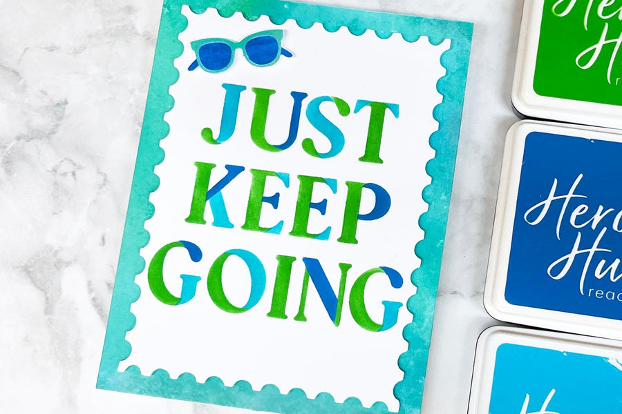 Video: Create a Bold Sentiment with Layering Stencils