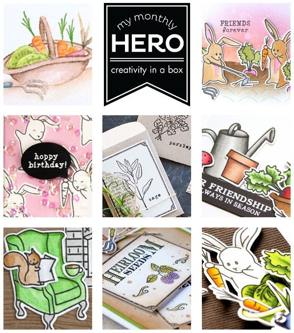 March My Monthly Hero is Here! + a Giveaway! - Hero Arts